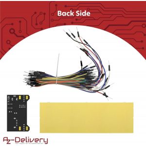 SUBZONAL-MB 102 Kit &Eacute;lectronique: Platine d'essai &agrave; 830 Points Breadboard + Adaptateur Secteur (3,3V/5V) + 65 Morceaux de c&acirc;bles Compatible avec Arduino et Raspberry Pi incluant Un E-Book! - Neuf