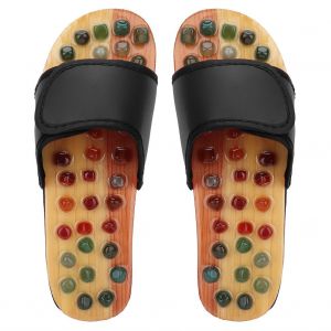 Chaussons De Massage Pour Les Pieds, Semelles Dures En Paves (Noir 38) - Neuf