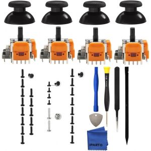 Lkljij-Kit De Remplacement De Joysticks À Effet Hall 4 Pièces Pour Ps5 ¿ Sticks Analogiques 3d Anti-Dérive Pour Playstation 5 - Neuf