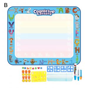 1 Ensemble Adorable Eau Magique Tapis Dessin Anim&eacute; Eva Bambins Dr&ocirc;le Planche D'&eacute;criture Pour Painting_B - Neuf