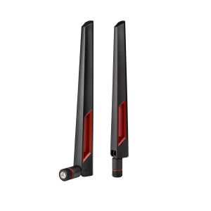 Antenne WiFi (avec Connecteur RP-SMA M&acirc;le) Dual Band 2.4GHz 5GHz 5.8GHz, Adapt&eacute;e pour Carte WiFi PCI-E, Cam&eacute;ra Sans Fil USB, Routeur Hotspot, etc(2 Pi&egrave;ces) - Neuf