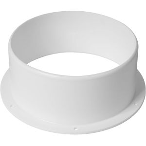 KALANKA-150 mm Bride de connecteur de conduit, bride de tuyau droite en plastique pour système de ventilation de chauffage et de refroidissement (15 cm) - Neuf