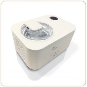 lbgwp60-8610 Turbo-Vanille, Sorbetière, Turbine À Glaces, Machine À Glaces 1,2 L, 3 Fonctions, Crèmes Glacées, Yaourts Glacés Et Sorbets, 110 W, Crème - Neuf