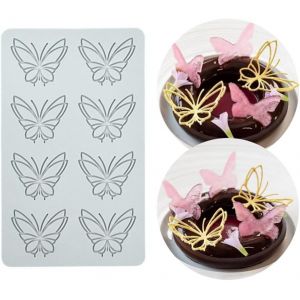 Kal-Moules 3d Creux En Dentelle Pour Fondant En Forme De Feuille De Fruits -Outil De Décoration De Gâteau De Fête -Moules En Silicone Pour Pâte Polymère -Moule En Silicone Pour Pâte Polymère - - Neuf