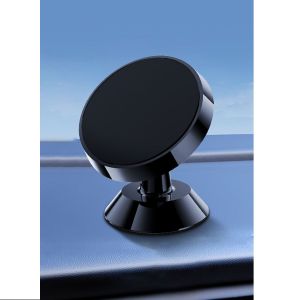 Compatible Avec Iphone15 Portable Magnétique Support Auto - Rotation À 360° De Titulaire Téléphone Smartphone Fixation Des Aimants Puissants Compatible Avec L'iphone/Samsung/Huawei/Gps Etc. - Noir - Neuf