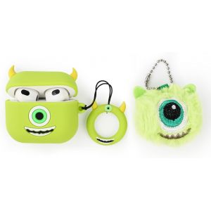 ELVORIX-Housse pour AirPods 3&egrave;me G&eacute;n&eacute;ration &Eacute;couteurs Sans Fil avec Poup&eacute;e et Cordon Anti-Perte, Coque de Protection en Silicone R&eacute;sistante aux Chocs avec Design 3D Cartoon pour AirPods 3 - Neuf