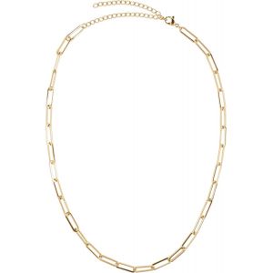 Chaîne En Acier Inoxydable Pour Dames Sans Pendentif Avec Chaîne À Maillons Grossiers, Collier, Sautoir, Bijoux 05030064 - Neuf