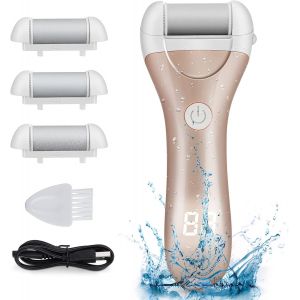 Checarzhn--No1-Rappe Electrique Pieds, Râpe Electrique Pieds Anti Callosités Pied Rape Pedicure Rechargeable Con 2 Vitesses Pour Eliminer Les Piedspeaux Mortes Et Callosités - Neuf
