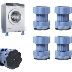 Lot De 4 Pieds Antid&eacute;rapants Pour Machine &Agrave; Laver - Amortisseur De Vibrations Pour Machine &Agrave; Laver - Pour Machine &Agrave; Laver, S&egrave;che-Linge, R&eacute;frig&eacute;rateur, Table - Neuf