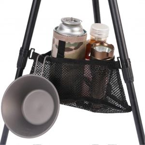 Sac De Rangement Pour Table Pliante, Sac De Rangement Pour Table De Camping, Sac De Rangement Pour Pique-Nique, Sac Triangulaire En Filet &Agrave; Glisser Sous La Table - Neuf