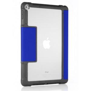 STM dux 9.7" Folio porte carte Bleu, Gris et Transparent pour Apple iPad Air 2 - Neuf