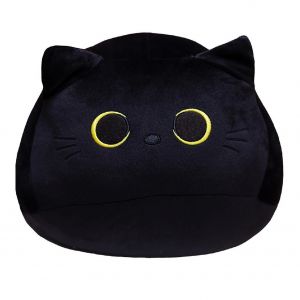 30cm Peluche de chat noir avec version Q Peluches Pour animaux Jouets pour animaux de couchage Jouet d¿oreiller - Neuf