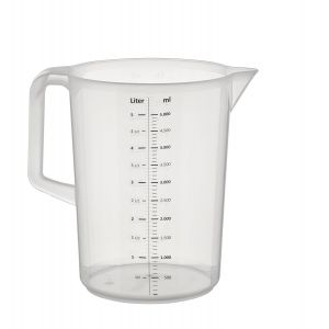 Eryi-Pichet Gradué Ø 20,5 Cm, H: 27,5 Cm, 5 Liter Polypropylen - Neuf