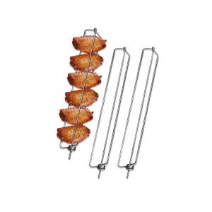 Fourchettes &agrave; poulet BBQ - Brochettes m&eacute;talliques pour grillades en ext&eacute;rieur - Neuf