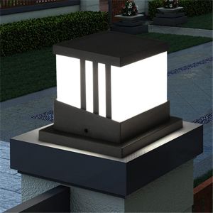 Lampe Solaire Pour Poteau Avec 3 Modes D'&eacute;clairage, &Eacute;tanche Ip65, Id&eacute;ale Pour Le Jardin Et Les Cl&ocirc;tures. - Neuf