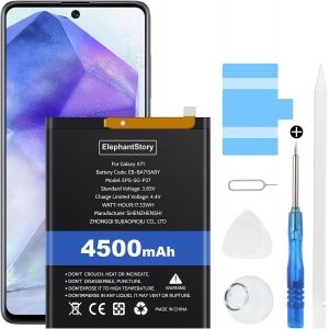 Batterie Pour Samsung Galaxy A71 Sm-A715f,Sm-A7160,Sm-A716b,Sm-A716g,Eb-Ba715aby 4500 Mah Code De Batterie Eb-Ba715aby Avec Kit D'outils De Réparation - Neuf