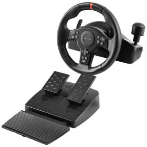Volant SimRacing DriveSense PC Mars Gaming MWH-RSXONE p&eacute;dalier XL avec repose-pieds |PS3|PS4|Xbox One|SeriesX-S|Switch Noir - Neuf