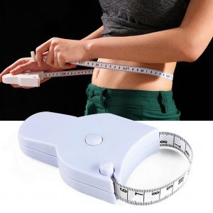 Ruban À Mesurer Pour Le Corps - Suivez Votre Taille Et Celle De Vos Vêtements - Blanc - Neuf