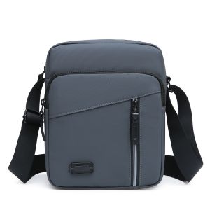 Bolso De Hombre (Gris) Bolso De Hombro Para Hombre Bolso De Trabajo Para Hombre Bolso Bandolera Para Hombre Bolso De Mensajero Para Uso Diario Viajes O Negocios - Neuf