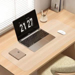 JEXNOVASHOP-Sous-Main, 80 x 40 &times;0,12cm Sous Main Bureau Transparent, Tapis de Bureau, PVC Transparent Antid&eacute;rapant Clair Protection de Protege Bureau, R&eacute;sistant &agrave; la Chaleur pour Bureau, Maison (80cm - Neuf