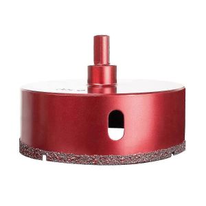 Foret de scie cloche diamanté,coupe-trou performant pour verre/carrelage/granit/marbre (100mm) - Neuf