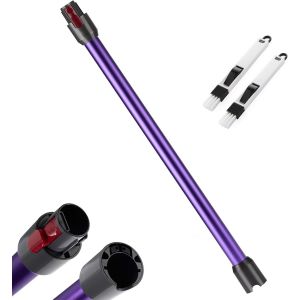Tube Télescopique pour Dyson V11, Tube Extension Compatible avec Dyson V7 V8 V10 V11 V15, Tube d'aspiration à Connexion Rapide avec Deux 2 en 1 Brosses, Violet - Neuf