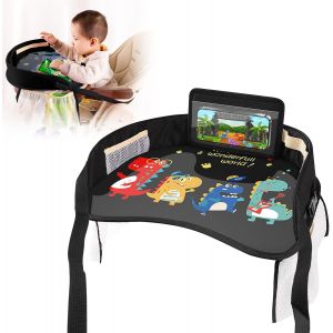 Subzonal-Plateau De Voyage Pour Enfant Avec Poches En Filet - Table De Jeu Et &Agrave; Manger Pour Si&egrave;ge De Voiture, Poussettes, Trains - Neuf