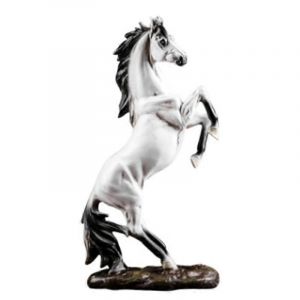 Statue de cheval D&eacute;cor Figurine de cheval moderne Sculpture Bureau D&eacute;coration Artisanat - Neuf