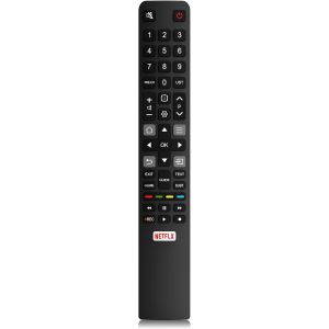 MEVRONISSHOP-Nouvelle t&eacute;l&eacute;commande RC802N Convient pour la t&eacute;l&eacute;commande TCL Thomson 4K UHD Smart TV 55EP660 60EP660 65DC760 U49P6046 U49S7096 65DC766 65EP640 65EP660 65EC780 75EP660 U43P6046 U49C7026 - Neuf
