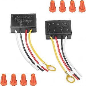 Interrupteur de lampe tactile 2 Pack,module de commande de lampe tactile pour LED dimmable,ampoules,interrupteur de lampe de remplacement K - Neuf