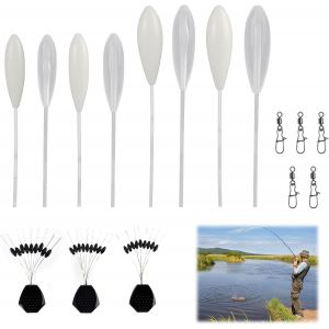 Kwex-Fishingsbirolino Kit Forelle, 8 Poissons Aides De Pêche Comprend 4 Flotteurs Spirolino Flottant 8g 10g 15g 20g Et 4 Spirolino Coulant, 5 Dreifachwirbel, 3 Stop Float (Mlxl) - Neuf