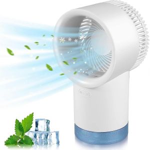 Climatiseur/ventilateur portable avec modes de brumisation et 3 vitesses de ventilation, id&eacute;al pour le bureau, la maison, la chambre d'&eacute;tudiant ou toute autre pi&egrave;ce. - Neuf