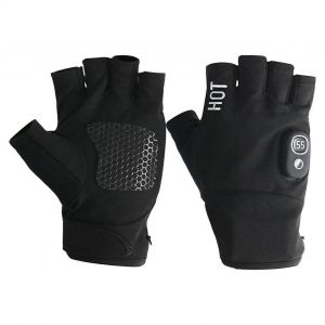 Chauffant &Eacute;lectrique Moiti&eacute; Gants Type De Main 3niveau De Contr&ocirc;le De La Temp&eacute;rature Des Mitaines Pour Le Froid, Le Ski, Randonn&eacute;e &Agrave; V&eacute;lo - Neuf