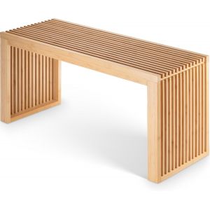 SUBZONAL-Banc en Bambou &iquest; Meuble d'entr&eacute;e ou Salle de Bain 90x33x43 cm, supporte Jusqu&iquest;&agrave; 250kg &iquest; Banc Pratique et D&eacute;coratif pour Rangement, Meuble Salon ou Salle de Bain - Neuf