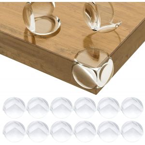 Bébé Table Des Protections De Coin - La Sécurité Des Enfants Meubles De Coin De Gardes Bureau, Lit Bébé, Cheminée, Table, Douce Sûr Des Coins Et Des Bords, Pack De 12 - Neuf