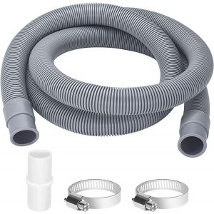 Rallonge De Tuyau De Vidange Pour Lave-Linge, Tuyau De Vidange Universel Pour Lave-Linge 3M, Kit De Rallonge Pour Lave-Vaisselle Avec Raccord De Tuyau Et Colliers De Serrage[LAV1273] - Neuf