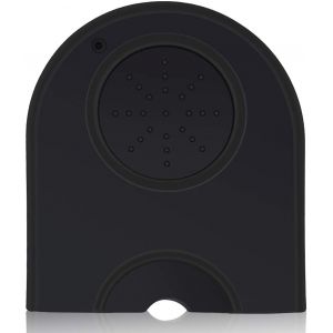 Tapis antid&eacute;rapant en silicone alimentaire pour tamper d'espresso, 14&iquest;&times;&iquest;12,7&iquest;&times;&iquest;3&iquest;cm, poids 0,12&iquest;kg, coins de 60&iquest;mm et trou de maintien du stylo, lavage facile - Neuf