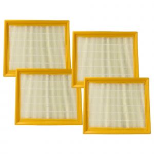 vhbw filtre remplacement pour Festo 496170, 496172, 4.96170, 4.96172 pour aspirateur - filtre HEPA blanc / jaune - Neuf