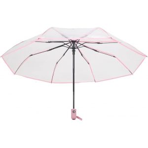 ERSHI-Parapluie pliable à ouverture automatique Parapluie de voyage compact et léger Parapluie transparent pour les femmes et les [887] - Neuf
