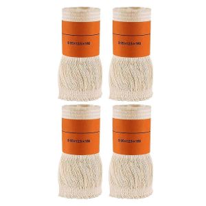 Lot de 4 meches pour poele a petrole d'interieur, meches de rechange pour chauffage au petrole - Neuf