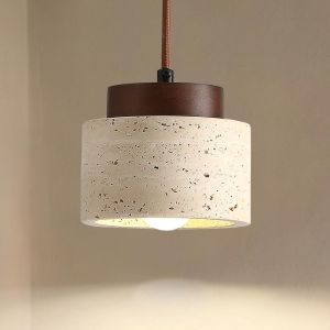 Ulteronixshop-7w Lustre En Pierre Calcaire Jaune Naturelle Lampe Japonais Style Wabi Sabi Luminaires D&eacute;coratif Hauteur R&eacute;glable Suspension Moderne Pour Chambre Salle &Agrave; Manger Salon Cuisine 12 * 10cm - Neuf
