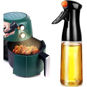 La Cuisson De Pulvérisation De L'huile, De L'huile D'olive Pulvérisateur, 200ml D'huile D'olive Pulvérisateur D'huile De Cuisson De Pulvérisateur Pour L'air Fryer, Le Verre D'huile - Neuf