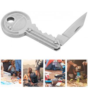 Mini Couteau à Clé Pliable à Lame, éPlucheur Edc Ouvre-Lettre, Couteau à Clé De Camping En Plein Air Portable - Neuf