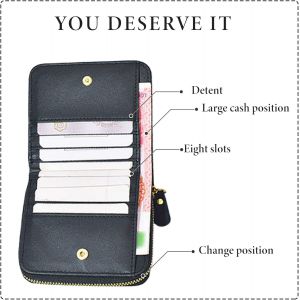 CAUC-Petit portefeuille, Noir , 10*11*3, minimalisme - Neuf