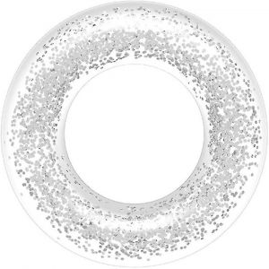 Flotteur De Piscine Gonflable, Tubes &Agrave; Flotteur Transparents, Anneau De Natation &Agrave; Paillettes, Jouets De Piscine Pour L&iquest;&Eacute;t&eacute; Jouet De Plage De Piscine, Jouet De F&ecirc;te Amusant Aquatique - Neuf