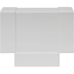 Adaptateur de tuyau 3 voies 110 x 55 mm - Plastique ABS/Splitter pour tuyau en forme de T rectangulaire - Ventilateur d'extraction - Neuf