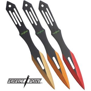 Set de 3 Couteau de Lancer Kunais Perfect Point PP-598-3ROY Repliksword - Neuf