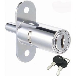 2024 Serrure d'armoire à cylindre de pression pour porte coulissante,serrure à cylindre de pression différente,serrure à pêne,serrure de porte coulissante. - Neuf
