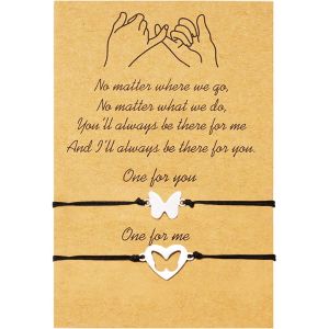 Eryi-Bracelets Mère Fille Bracelets Coeur/Dinosaures Assortis Pour Garçon Fille Bracelets De Rentrée Scolaire Cadeaux Pour Maman Fils Filles Garçons Petite Fille - Neuf