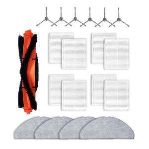 Pi&egrave;ces de rechange pour aspirateur robot L20, kit de filtre, brosse, rouleau et serpilli&egrave;re - Neuf